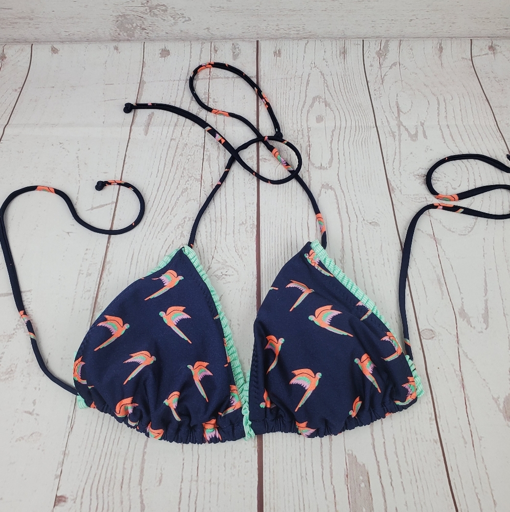 Xhilaration Large Bird print bikini top